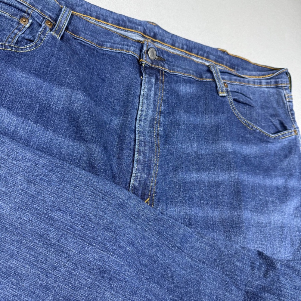 Levis 559 Relaxed Straight Jeans Mens 46x30 Medium Wash Blue Denim